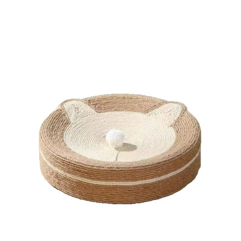 BEYZK剑麻猫抓板猫窝一体圆形耐磨磨爪玩具 剑麻圆盆(40cm猫抓板) 关注店铺,享粉丝价