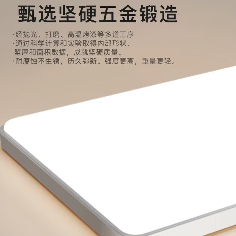 四季沐歌（MICOE）2026年新款客厅大灯LED吸顶灯卧室全光谱护眼简约中山全屋灯具 皓白三防灯23*5cm正白光10瓦 特惠不包安装 四季沐歌原装正品
