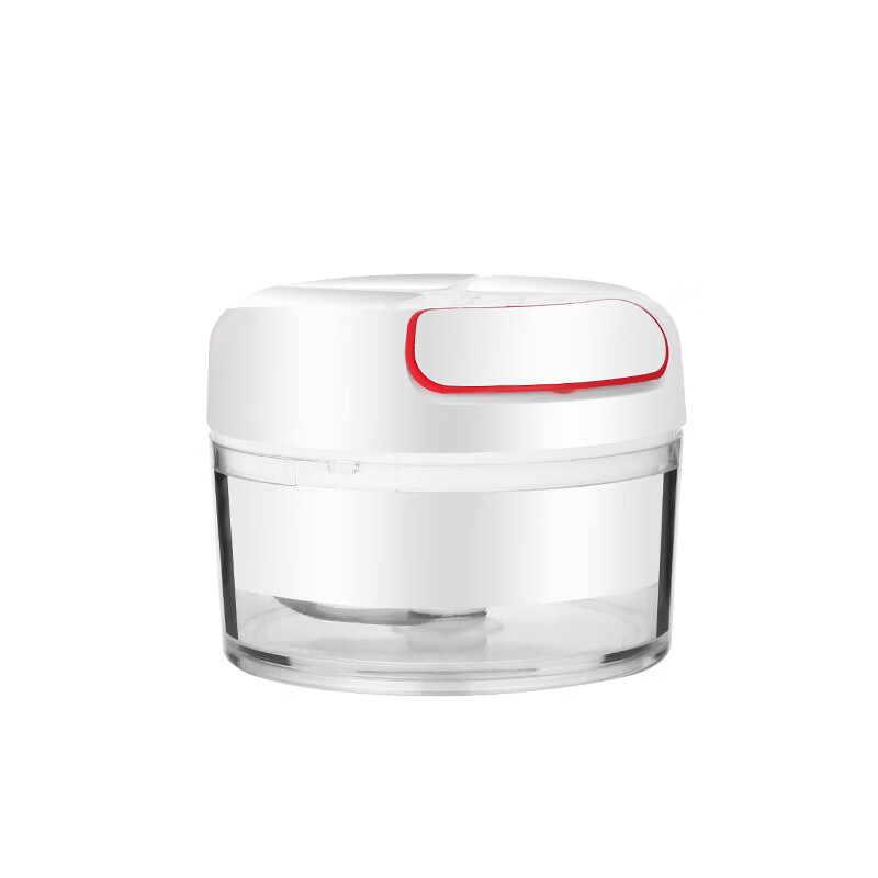 咏幻利瓷压蒜器搅蒜器打蒜器大蒜搅碎机绞拉蒜末手动压蒜器捣蒜泥神器 白色压蒜器