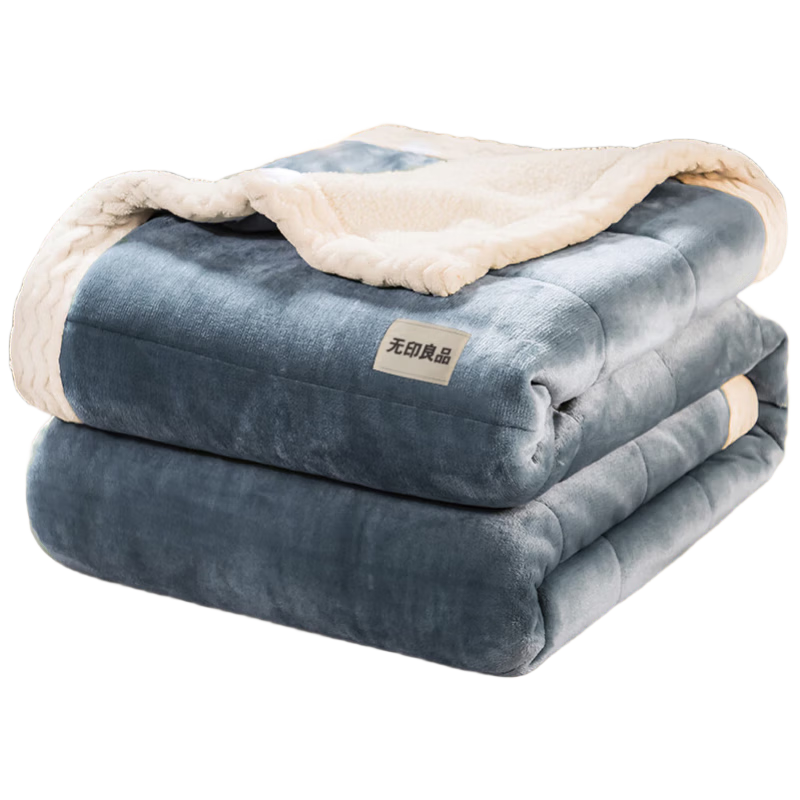 ��ӡ��Ʒ ˫��Ӻ�ţ���������ë̺ 150*200cm ������ů�յ��� 80.9Ԫ