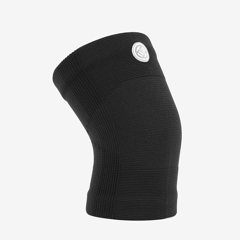 吕小军（LUXIAOJUN）KS21护膝深蹲硬拉力量举举重针织弹力训练 KS21护膝 魅力黑（1对） M