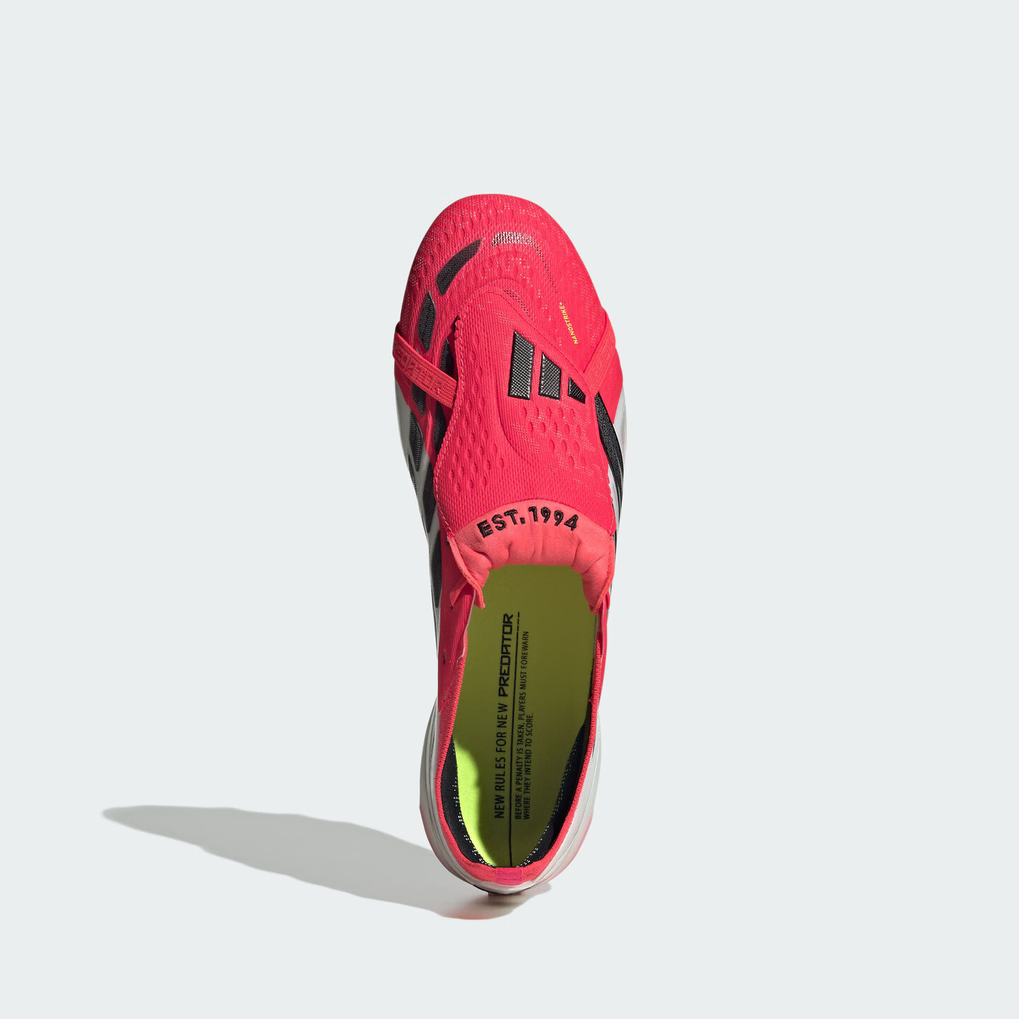 adidas PREDATOR ELITE FT AG人草翻折鞋舌足球鞋男女阿迪达斯   亮红/黑色/白色 (推荐选大半码)   42