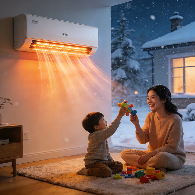 ������Haier������1.5ƥ��Ƶ�յ� ������ʪ���� AI���ܿƼ� �󵼰崿ͭ�ܼ�����ůһ����ֱ���������ҳ��ⷿ�һ� 1.5ƥ����ϵ�б�����Լ۱ȡ�