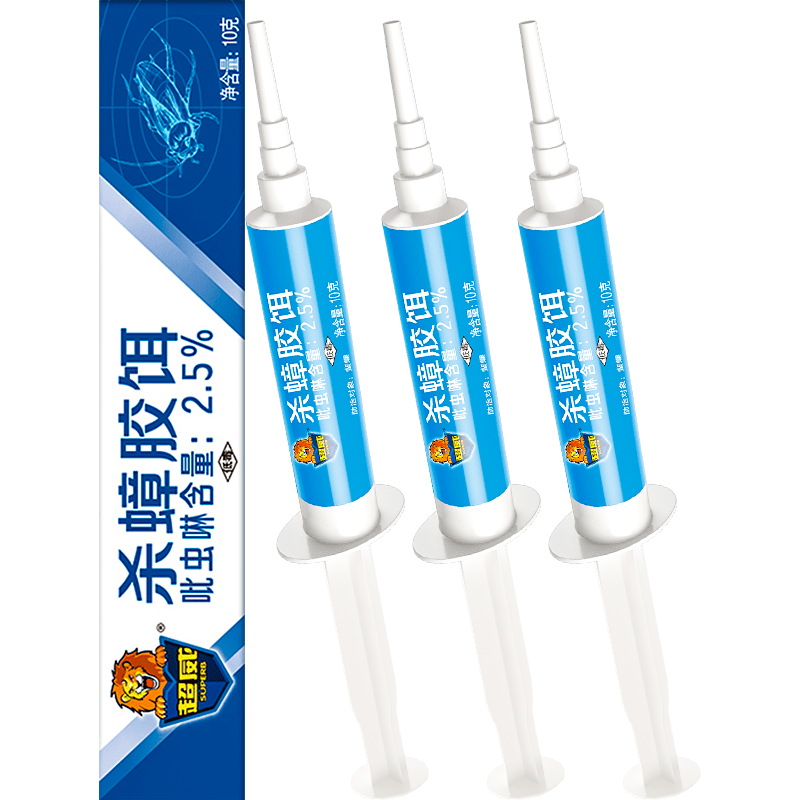 超威蟑螂药杀蟑饵剂灭蟑螂厨房蟑螂胶饵家用安心小强药连环诱杀非无毒 10g 3支