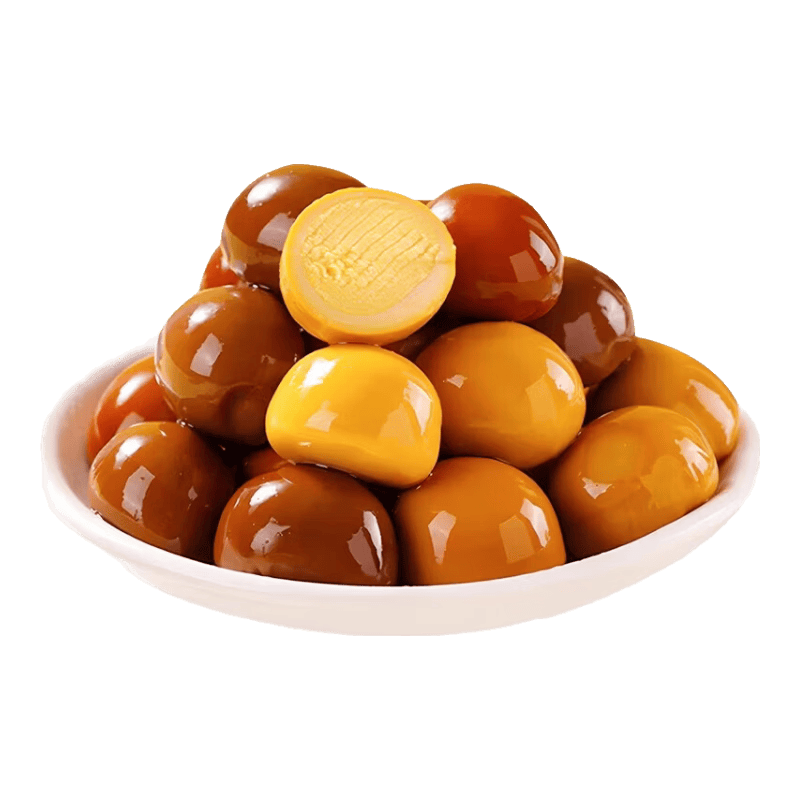 鹌鹑蛋五香盐焗鹌鹑卤蛋小包装开袋即食卤味宿舍解馋休闲零食小吃 10枚盐焗鹌鹑蛋