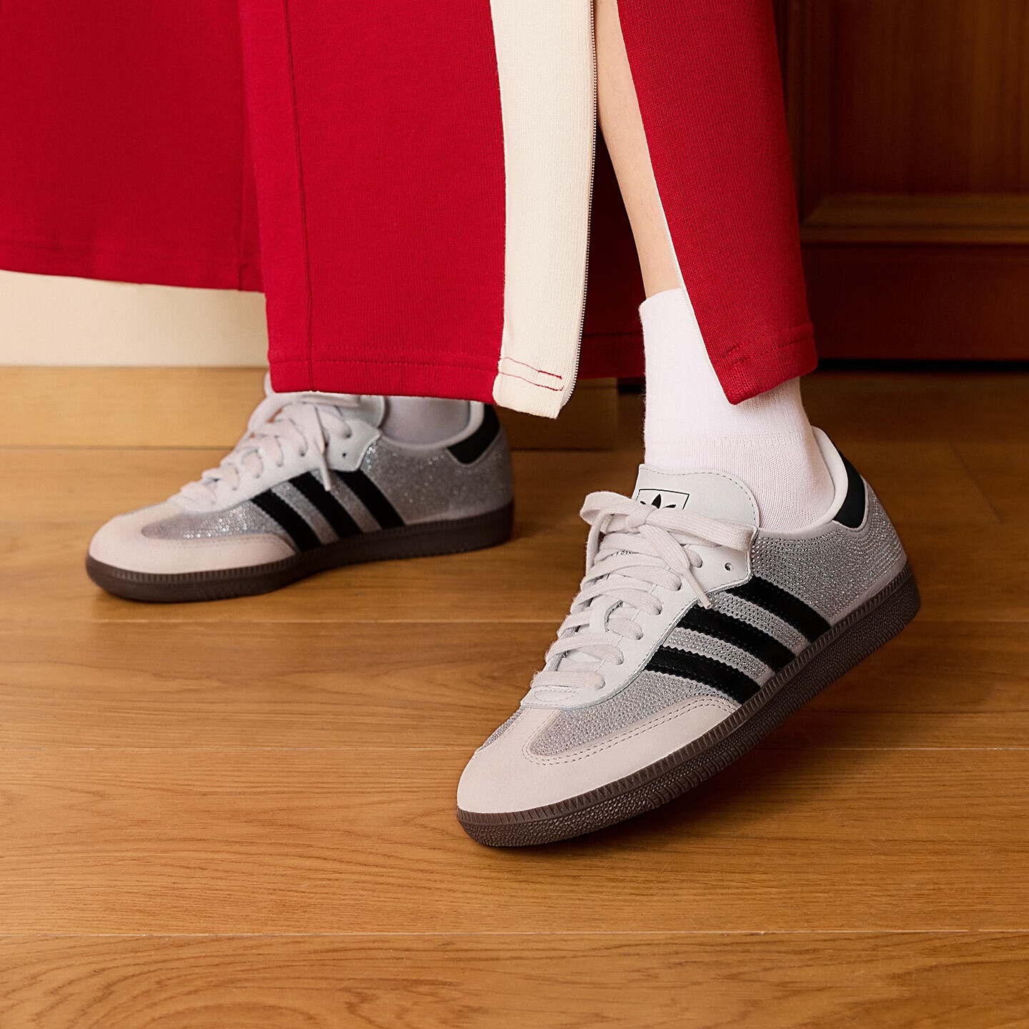 阿迪达斯（adidas）【滔搏运动】三叶草男女鞋SAMBA OG W低帮运动休闲鞋IH9055 IH9055 37