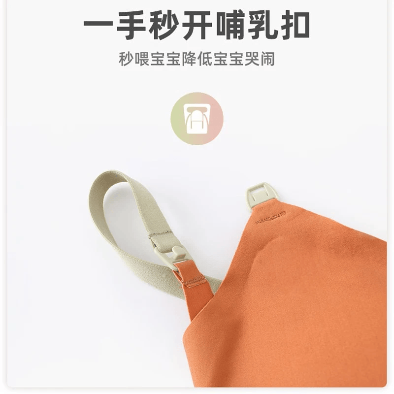 Spring Maternity喜临哺乳文胸孕妇哺乳内衣产后喂奶防下垂时尚聚拢不勒胸无痕抑菌 牛油果绿哺乳文胸（不含内裤） S-M-L