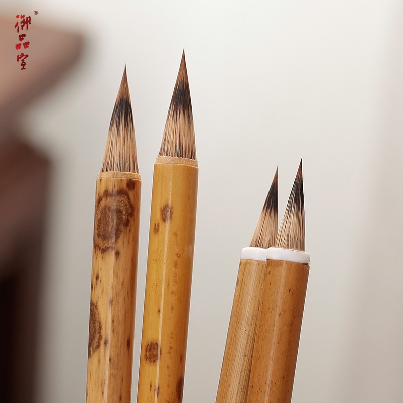 御品宣玲珑系列毛笔小楷中楷精品狼毫紫毫兼毫鸡距笔精品高档宣笔 玲珑小楷+玲珑中楷 大笔盒装