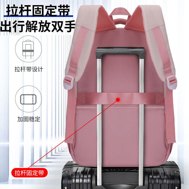 漫步时空书包 小学生1-6年级护脊书包男女孩大容量减负背包 5083 宝蓝色