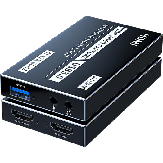 晶华hdmi采集卡USB转HDMI视频采集卡USB采集卡适用手机游戏直播 随机发