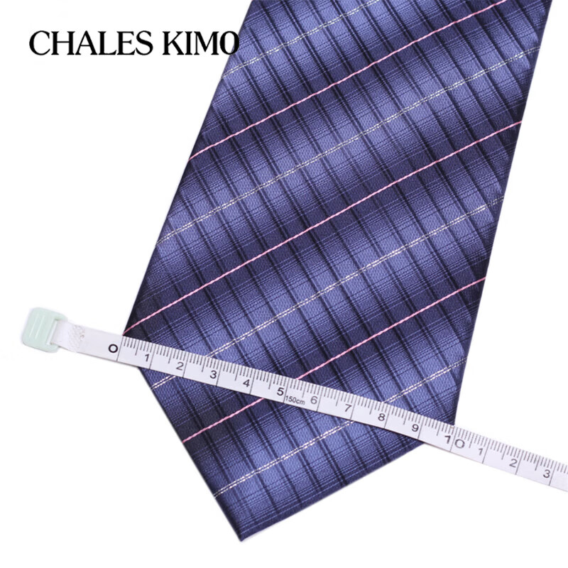 CHALES KIMO领带男10cm宽版正装商务拉链款纯色送父亲加宽超大号免打结婚高档 H196-(宽10cm） 拉链免打款