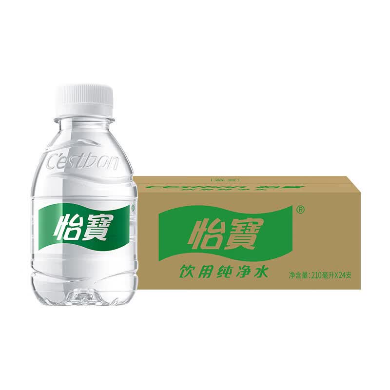 怡宝饮用纯净水210ml*24瓶 口袋水 整箱装 210ml*24瓶【口袋水】