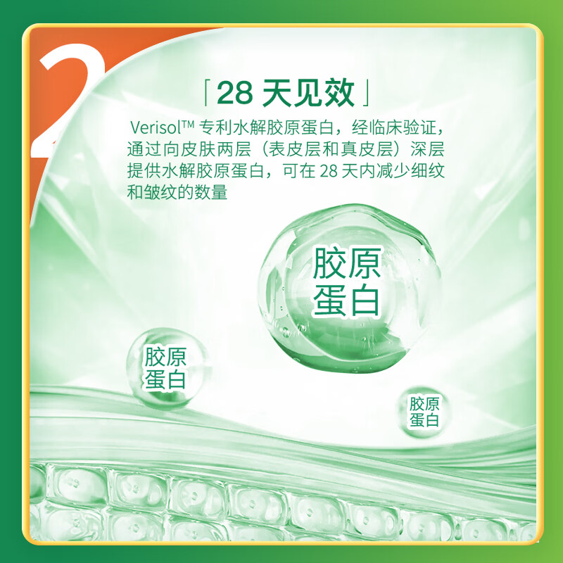 健美生（Jamieson）胶原蛋白片含水解牛胶原蛋白养颜焕白紧致皮肤保湿弹性海外进口 【周期装】胶原蛋白 60片*2瓶