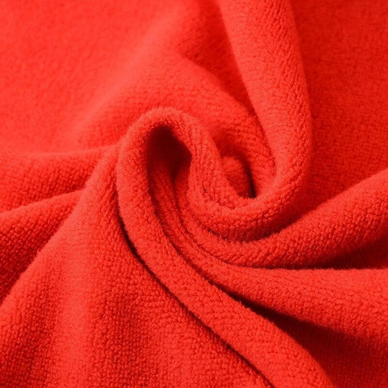 BEYZK婚庆结婚毛巾批发加厚非纯棉红色礼盒百年好合喜双条回礼喜事毛巾 35*75cm加厚红毛巾【赠送包装袋】 素红-加厚百年好合喜毛巾【50条装】