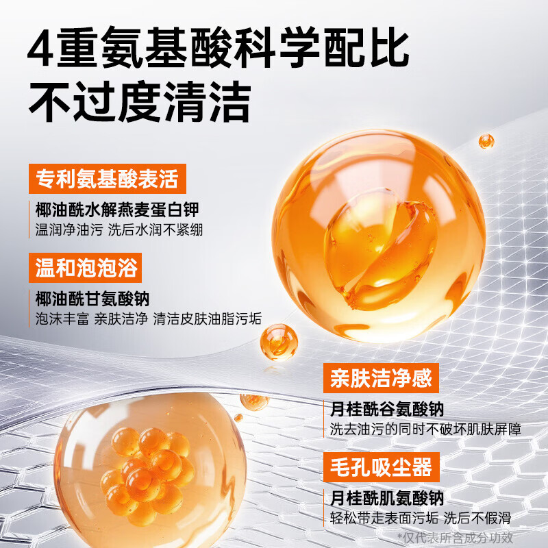 爵威尔洗面奶男洁面乳男士控油水清透爽肤乳面部保湿亮肤收毛孔jwe 【大容量】控油洁面乳1瓶220g