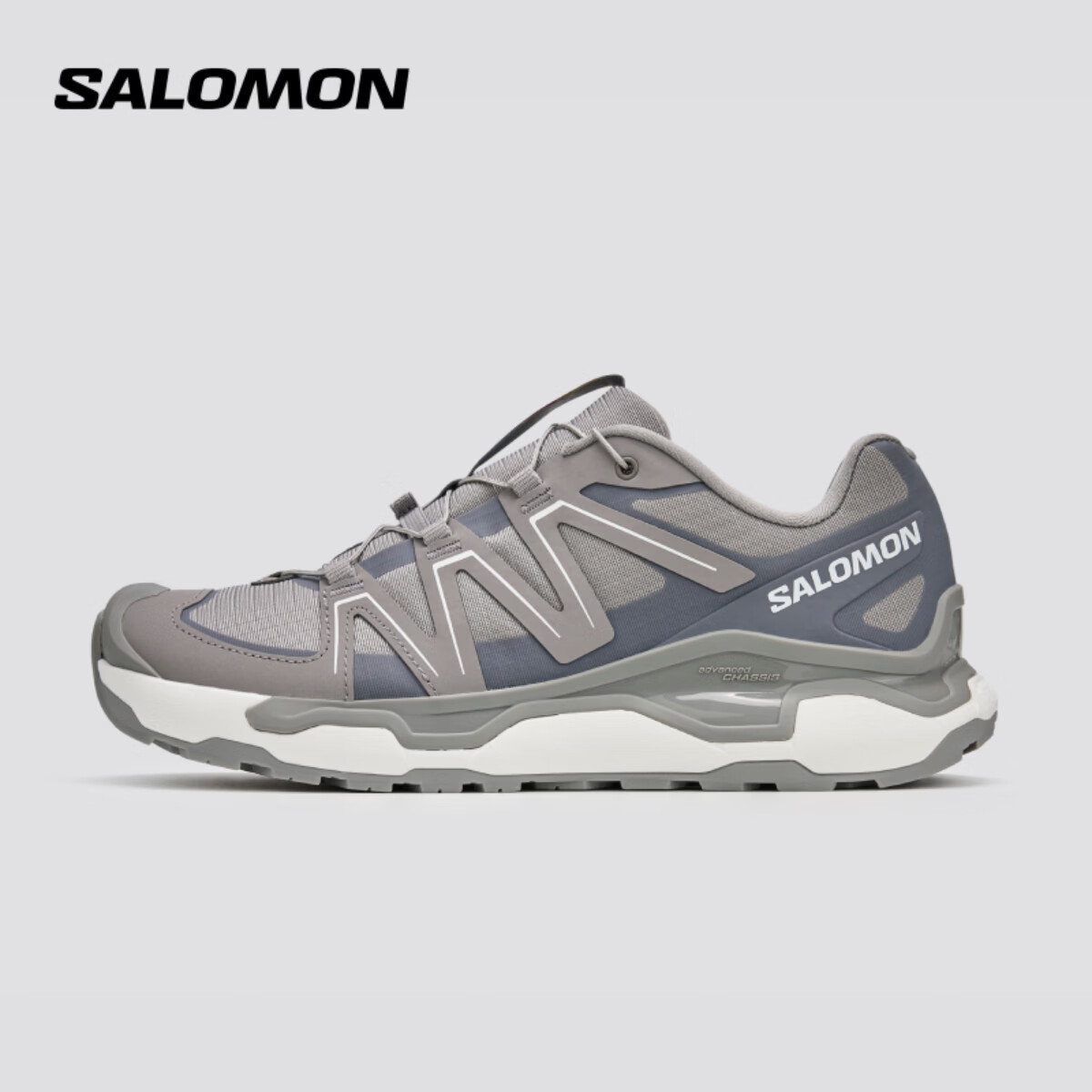 萨洛蒙（Salomon）男款 户外运动潮流休闲稳定抓地舒适透气运动休闲鞋 XC ROAM 合金灰 492074 40.5 (UK7丨 40 2/ 3)