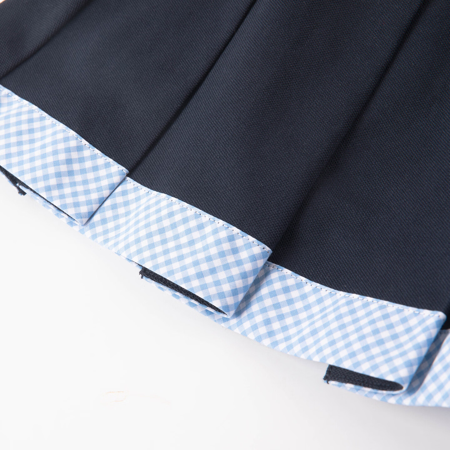 哈吉斯（HAZZYS）童装女童速干套装2026夏季新品大童学院风短袖polo衫儿童甜美短裙 藏蓝 130