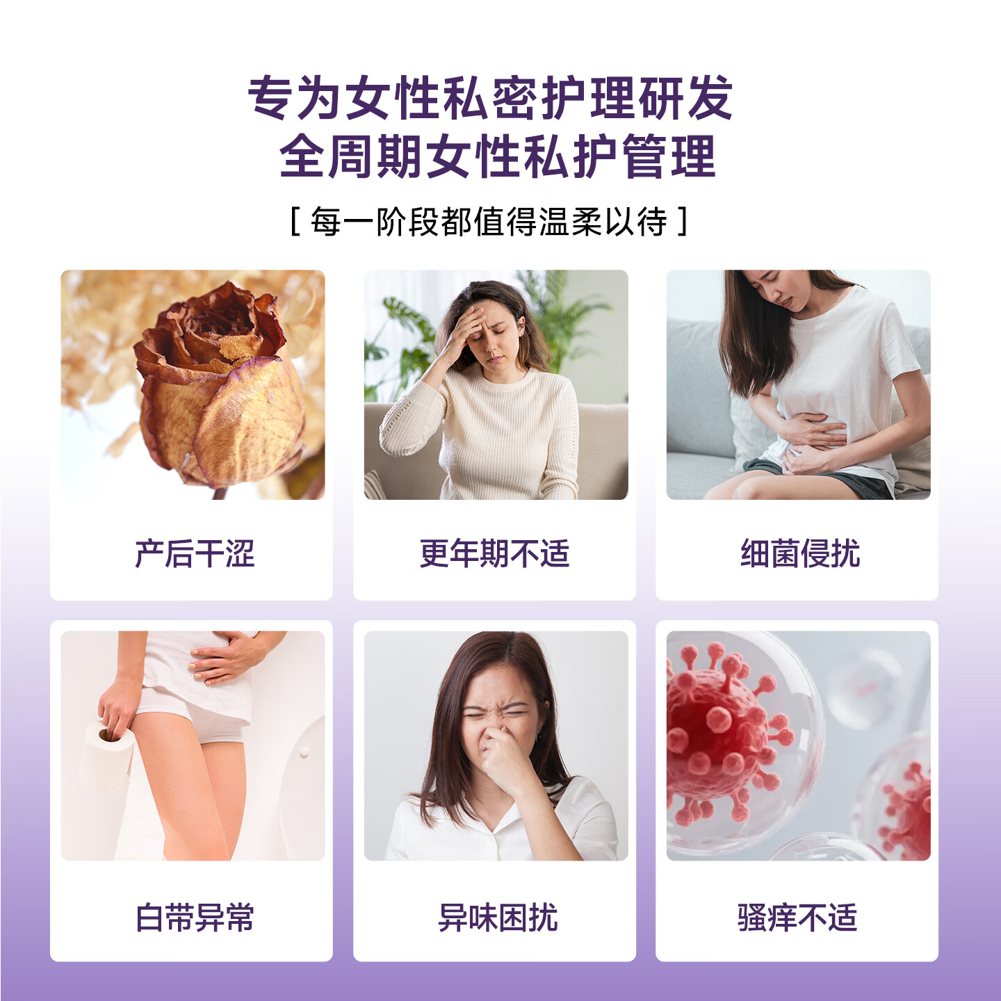 红卡女性私处抑菌凝胶平衡菌群温和防护私密日常护理凝胶3g*6支半周期 【男女同防装】2盒+2支男士凝胶