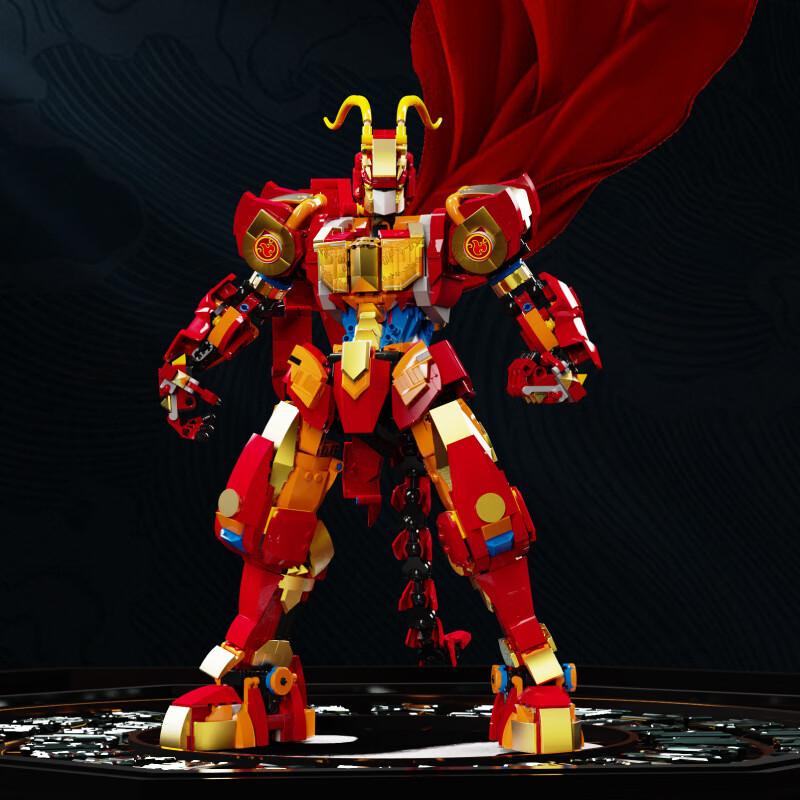 西游孙悟空积木模型玩具大尺寸拼装礼物摆件儿童6-8-12岁 潮拼社 悟空