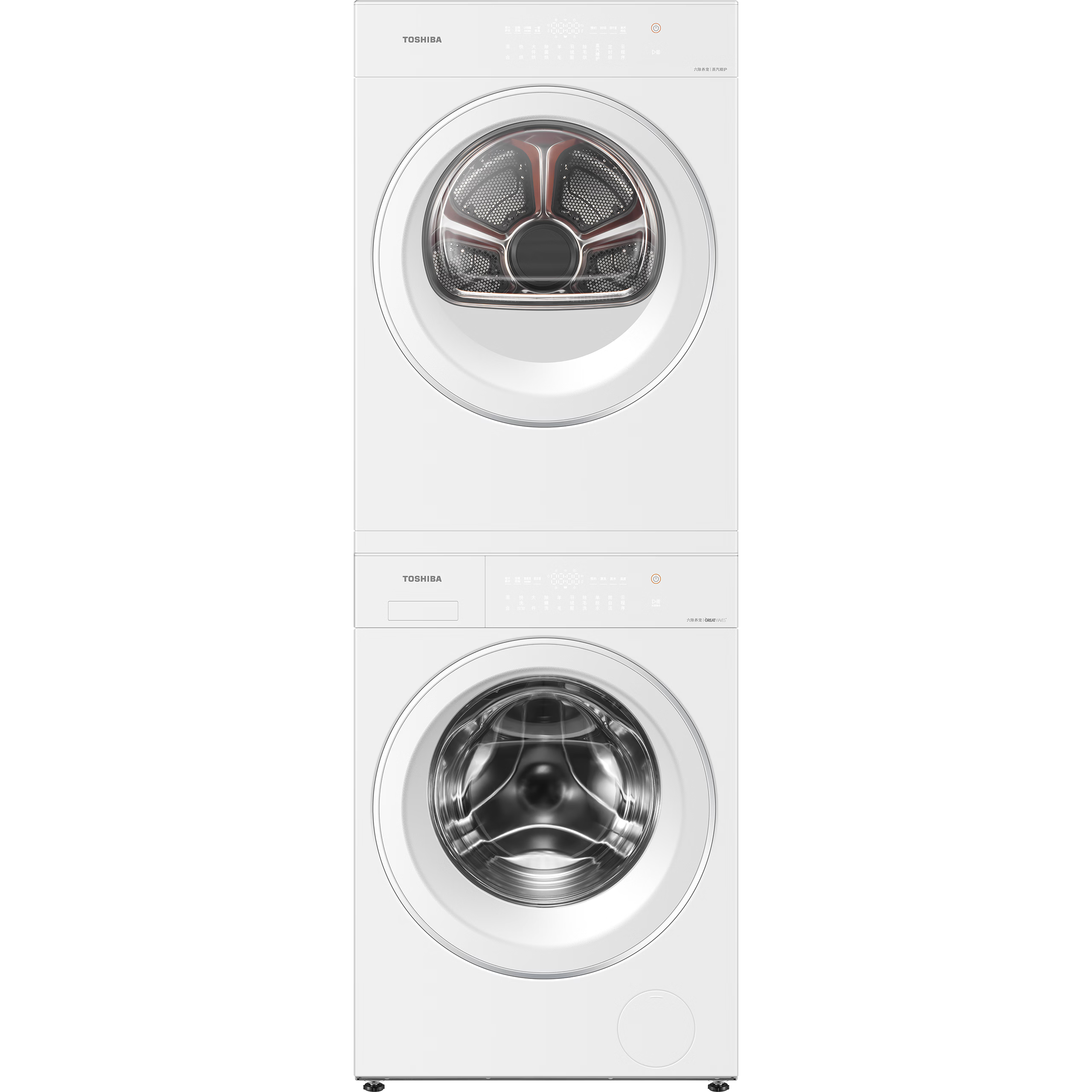 东芝（TOSHIBA）玉兔3.0pro  洗烘套装12+12kg  1.36高洗净比悄悄筒 全自动 以旧换新 12T186BW+12T186BW