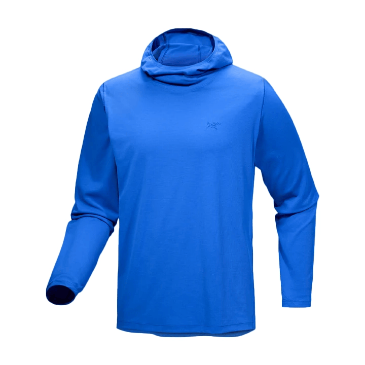 始祖鸟（ARC'TERYX）男士防晒连帽衫户外徒步轻便透气卫衣 X000010294 Fluidity L（建议身高175-185）