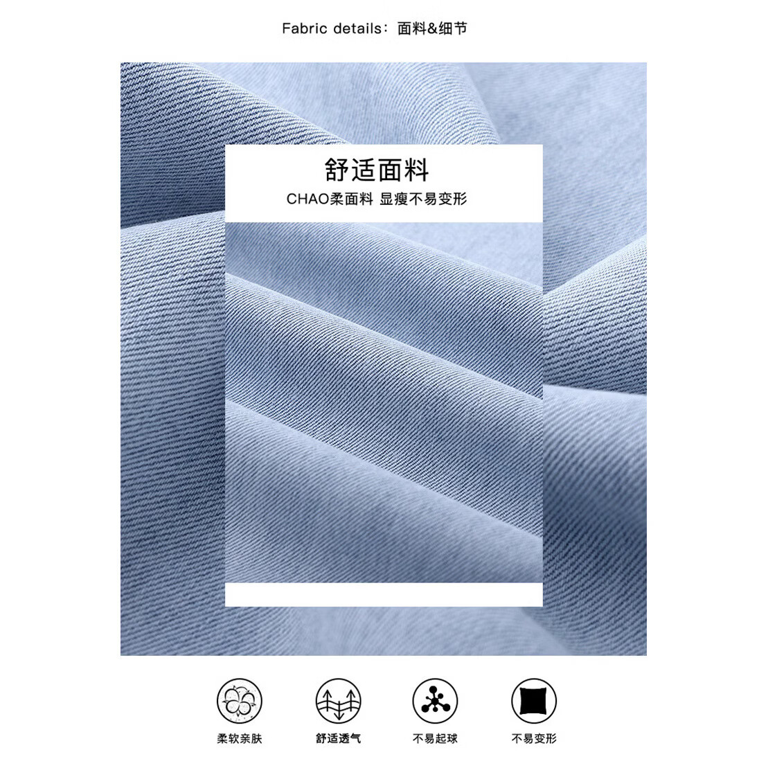 柯诗曼浅蓝色高腰阔腿牛仔裤女2026春秋款宽松显瘦垂感百搭直筒长裤子 复古蓝 XL 【119-129斤】