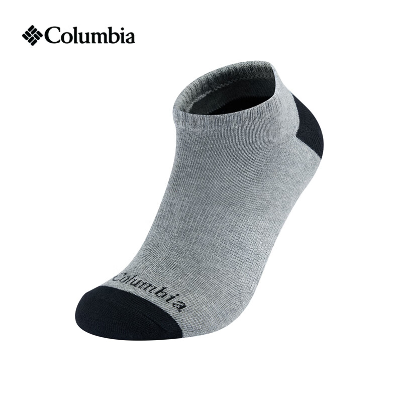Columbia哥伦比亚户外男女通用时尚双色组合一对装运动袜RCS673 GY1 M