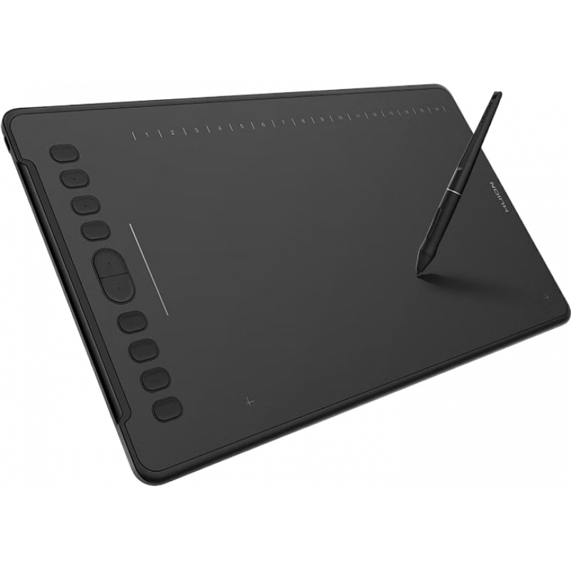 繪王（HUION）【正品】數(shù)位板可連接手機手繪板寫字板手寫板電腦繪畫板繪圖板 黑色 37.2x22.1cm