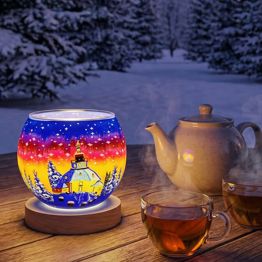 手工软陶艺术品纯手工制作软陶蜡烛灯杯烛台桌面摆件艺术文化摆件 005