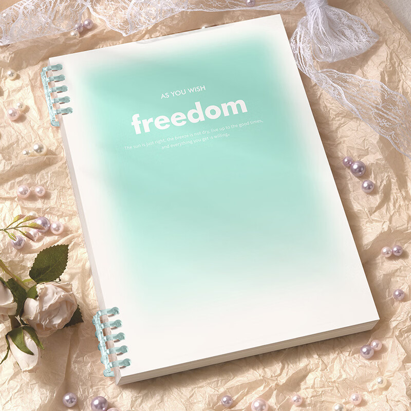 恬舒b5渐变笔记本 60张*3本 拍下19.9元，折6.6/本 - 线报酷