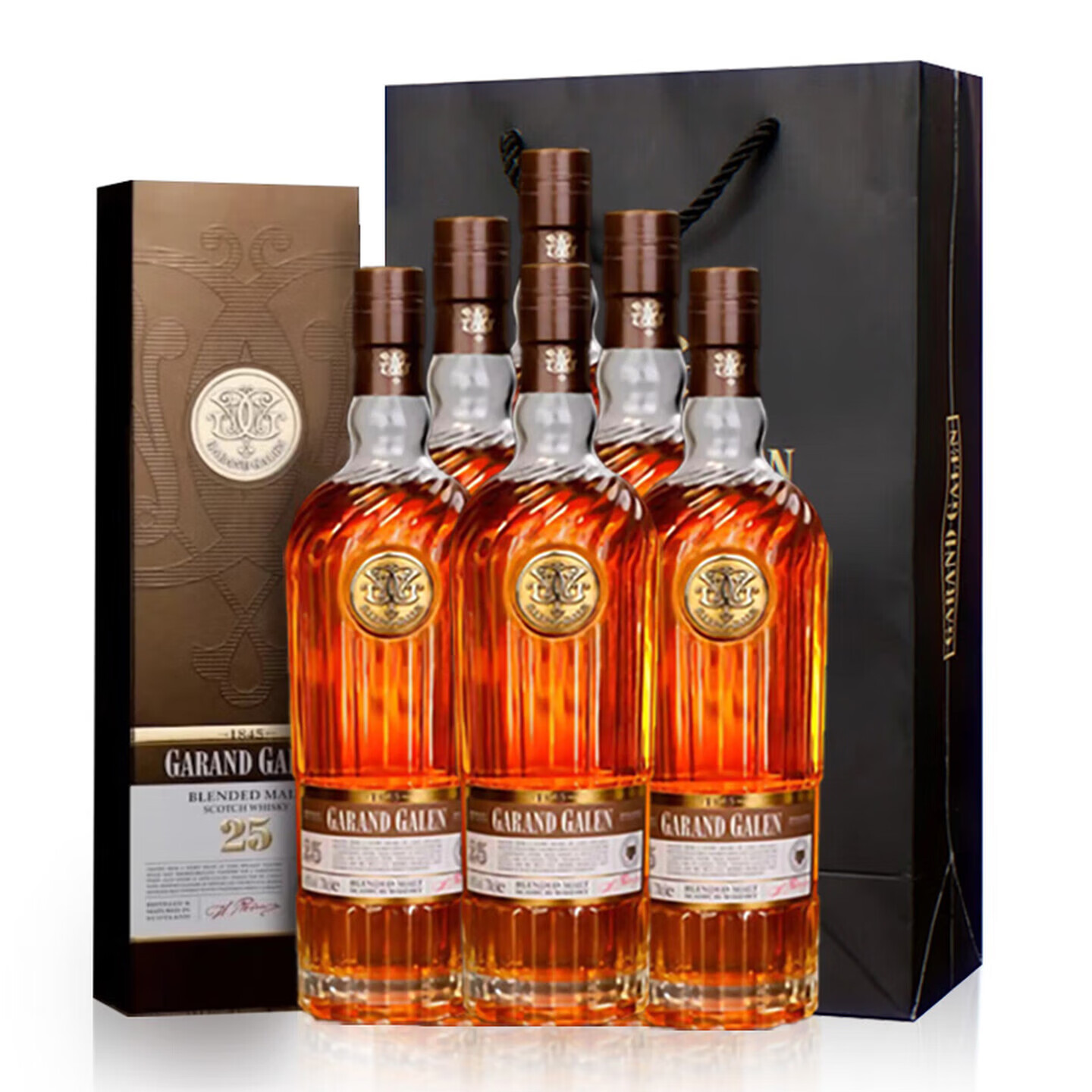 格兰加伦格兰加仑苏格兰原瓶进口纯麦威士忌独立包装 700mL*6瓶 整箱装