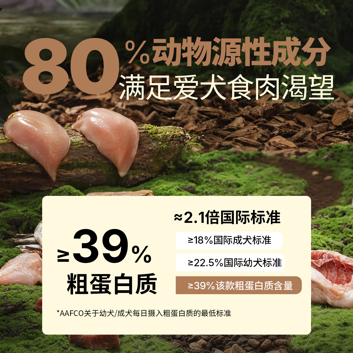 畅享优品(Cheer Share)K系列犬粮无谷高肉冻干狗粮1.5kg低敏成犬幼犬泪痕管理金毛泰迪 1.5kg