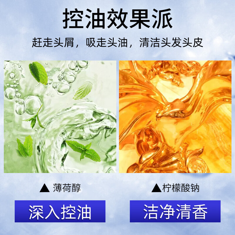采乐去屑止痒洗发水男女同康清爽柔顺留香洗发乳 【日用控油】去屑控油 400ml*1瓶
