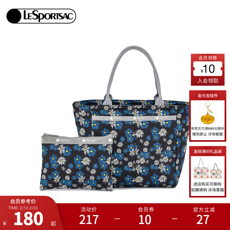 LeSportsac�ֲ�ʫ�¿��ϵ�п�ͨӡ������ͨ�ڰ���Ů���������� ���ų��գ�������ĸ����