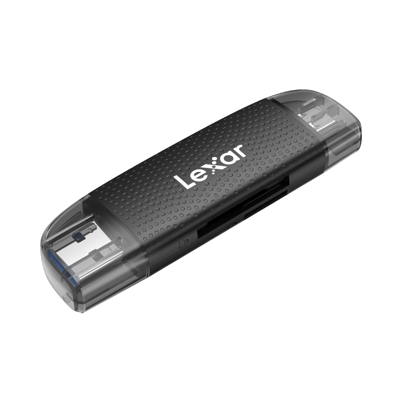 Lexar 雷克沙 RW310 TF/SD二合一读卡器 黑色