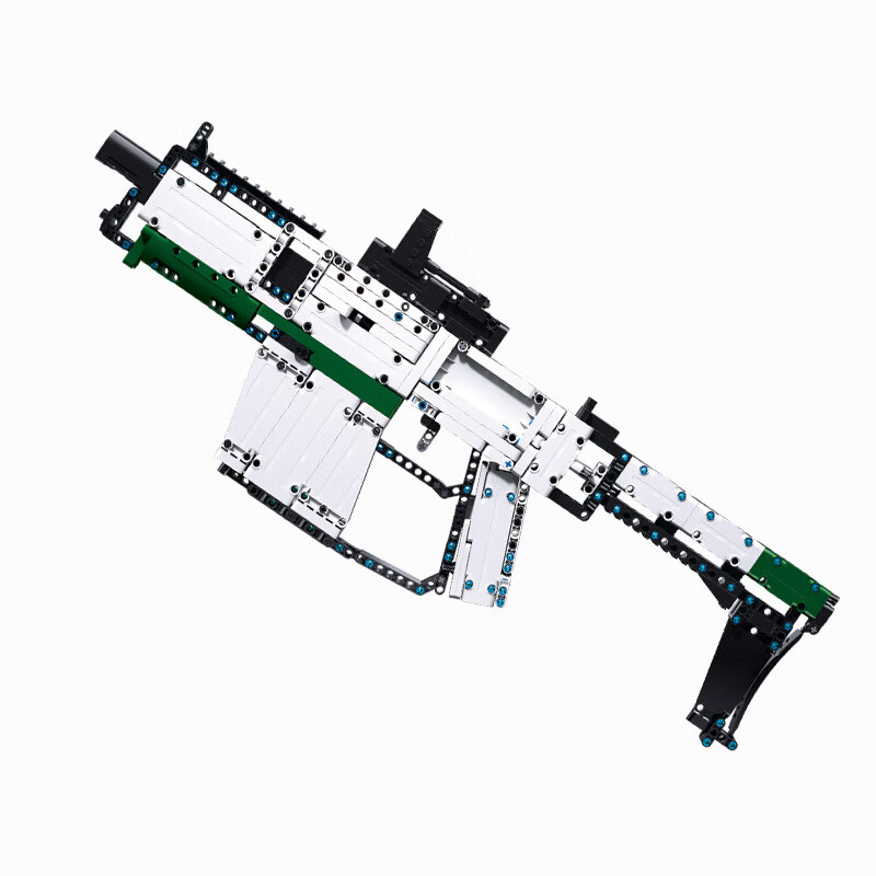 小鲁班VECTORS冲锋枪和平精英周边可发射拼装积木玩具模型礼物男 B1357 SMG-45DS冲锋枪