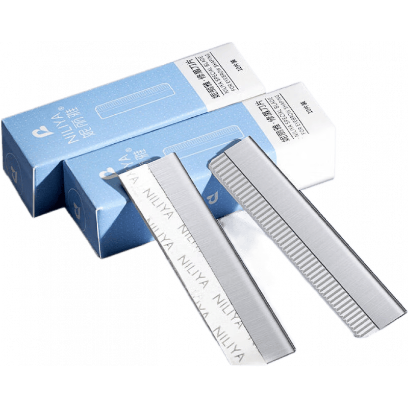 妮麗雅化妝師防刮傷美容院專用修眉刀刮眉毛刀片神器 修眉刀片兩盒