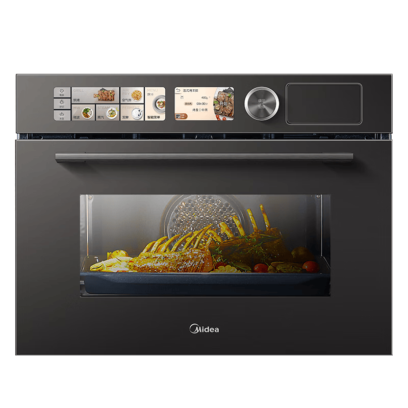 美的（Midea）嵌入式微蒸烤一体机GR6 55L 全域双彩屏 家用蒸烤箱R6（支持鸿蒙智联）