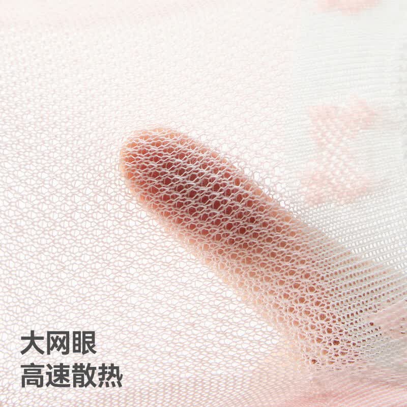 贝肽斯婴儿袜子夏季薄款网眼透气短筒袜纯棉男女儿童袜子1-3岁宝宝袜子 甜心沁粉 4双 1-3岁 【建议脚长12-14cm】