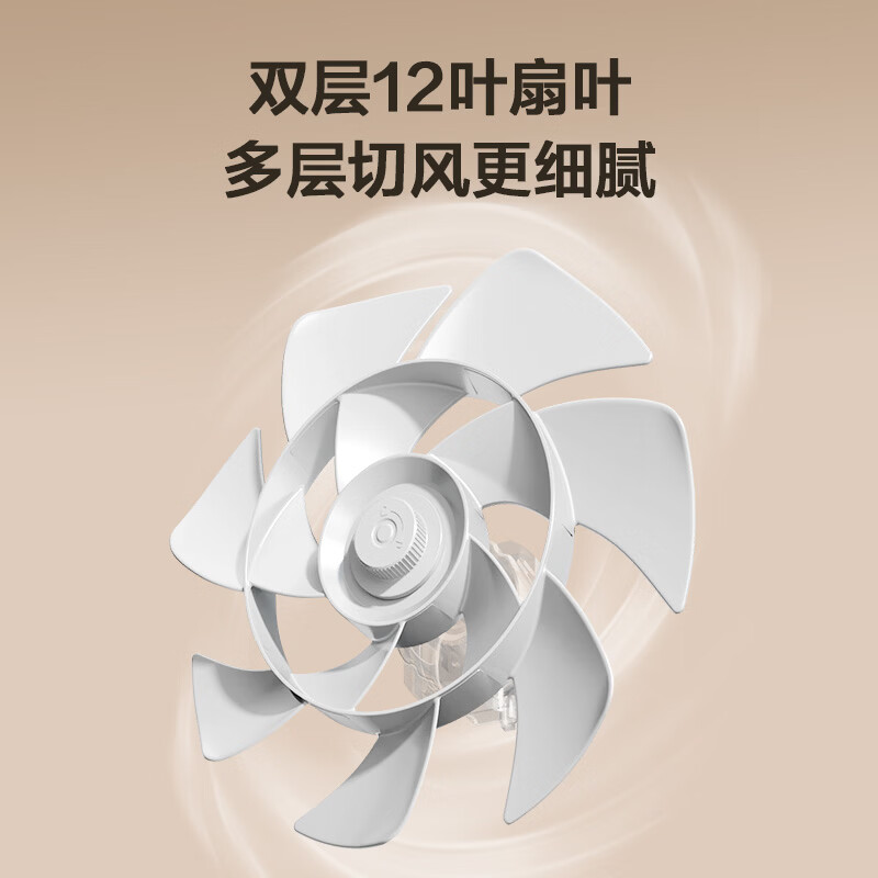 格力【2026年新品首发】纯铜电机电风扇双层12叶轻音家用节能落地扇台式大风量电风扇升级款FS-3015h7