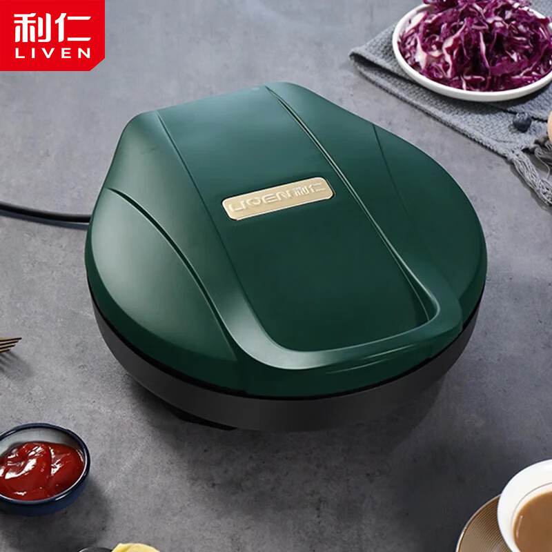 利仁（Liven）电饼铛家用双面加热烙饼锅加深加大烤盘煎烤机多功能早餐机家庭用电饼档LPBC-86