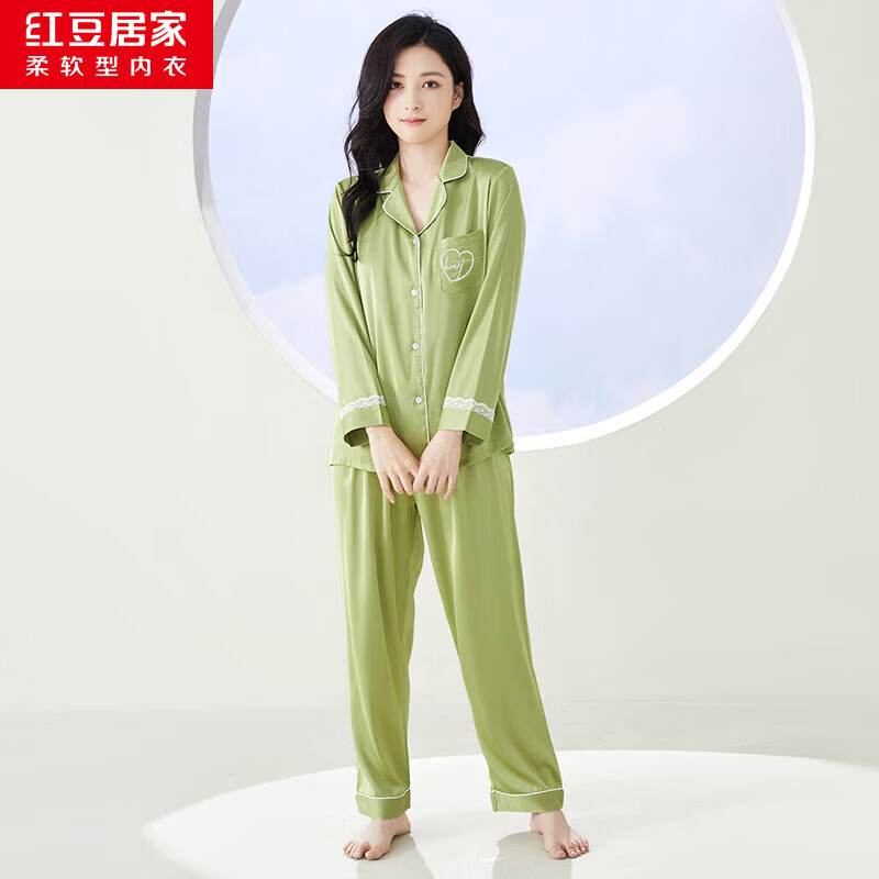 �춹�Ӽ� Ůʿ˯�·���˿���䳤��Ҿӷ���װ JCJ162 ţ�͹��� S 160/84A 69.8Ԫ