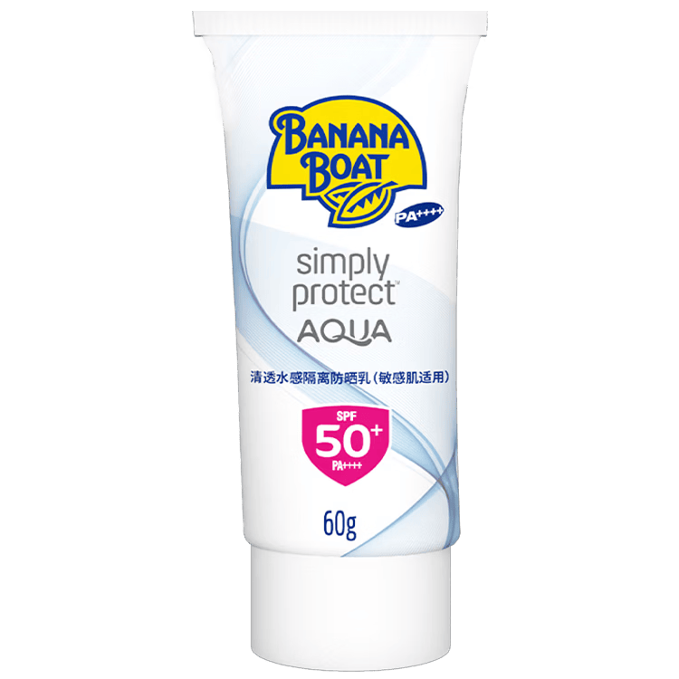 舒适（Schick）香蕉船水感舒缓防晒霜60g女干皮防晒夏季防紫外线SPF50+全身可用