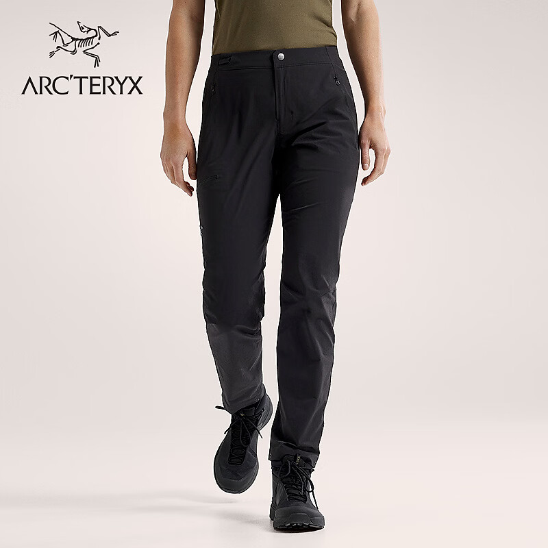 ARC'TERYX始祖鸟 GAMMA SL PANT 轻量 女子 运动长裤 BLACK/黑色 4