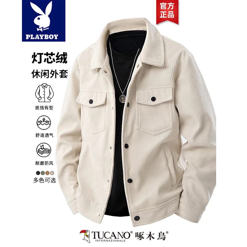 ���ڲ������������ӣ�PLAYBOY��2026�¿��о��������ʿ�ﶬ�����������귭�칤װ�п����·���װ 20811/M2516��ɫ XL ������135-145� 68Ԫ