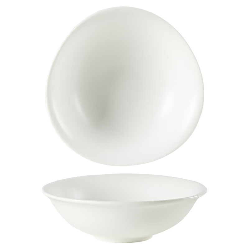 尚行知是酸奶碗陶瓷餐具高顏值具特別好看的碗Ins風(fēng)沙拉甜品碗小紅書跨境 【啞光米黃】9英寸帆船盤1個*家居 無規(guī)格