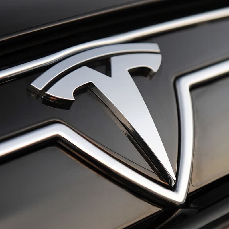适用Tesla特斯拉logo车标改装车身贴标个性车尾标ModelY车标Mode3 银色-特斯拉车标 Mode Y前标