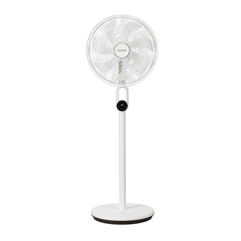 SEEDEN西点空气循环扇轻音遥控大风力三档可调触控式家用循环风扇办公卧室宿舍落地扇空调房可拆卸电风扇 XD-3508FA【3档风速+触控操作】