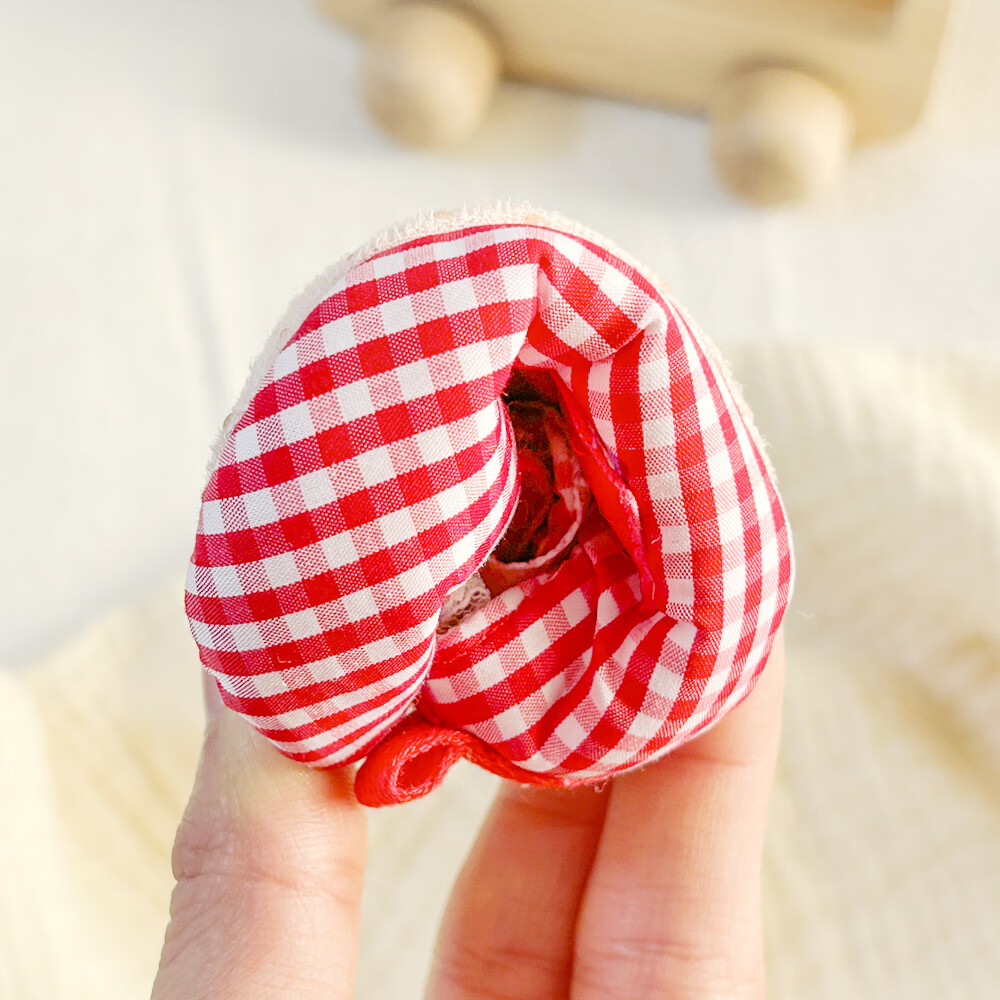 春秋款婴幼儿0-6-12月宝宝鞋女童公主鞋婴儿鞋单鞋软底不掉学步鞋 樱桃格子公主鞋 单层 15 内长12.5cm L码建议7-12个月