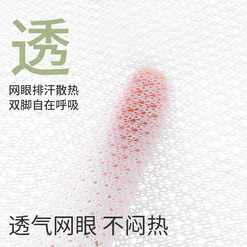 都市丽人女士袜子女【100%纯棉网眼船袜】春夏薄款透气防滑抑菌短袜女5双 米白/浅绿/浅蓝/浅粉/粉橙 均码